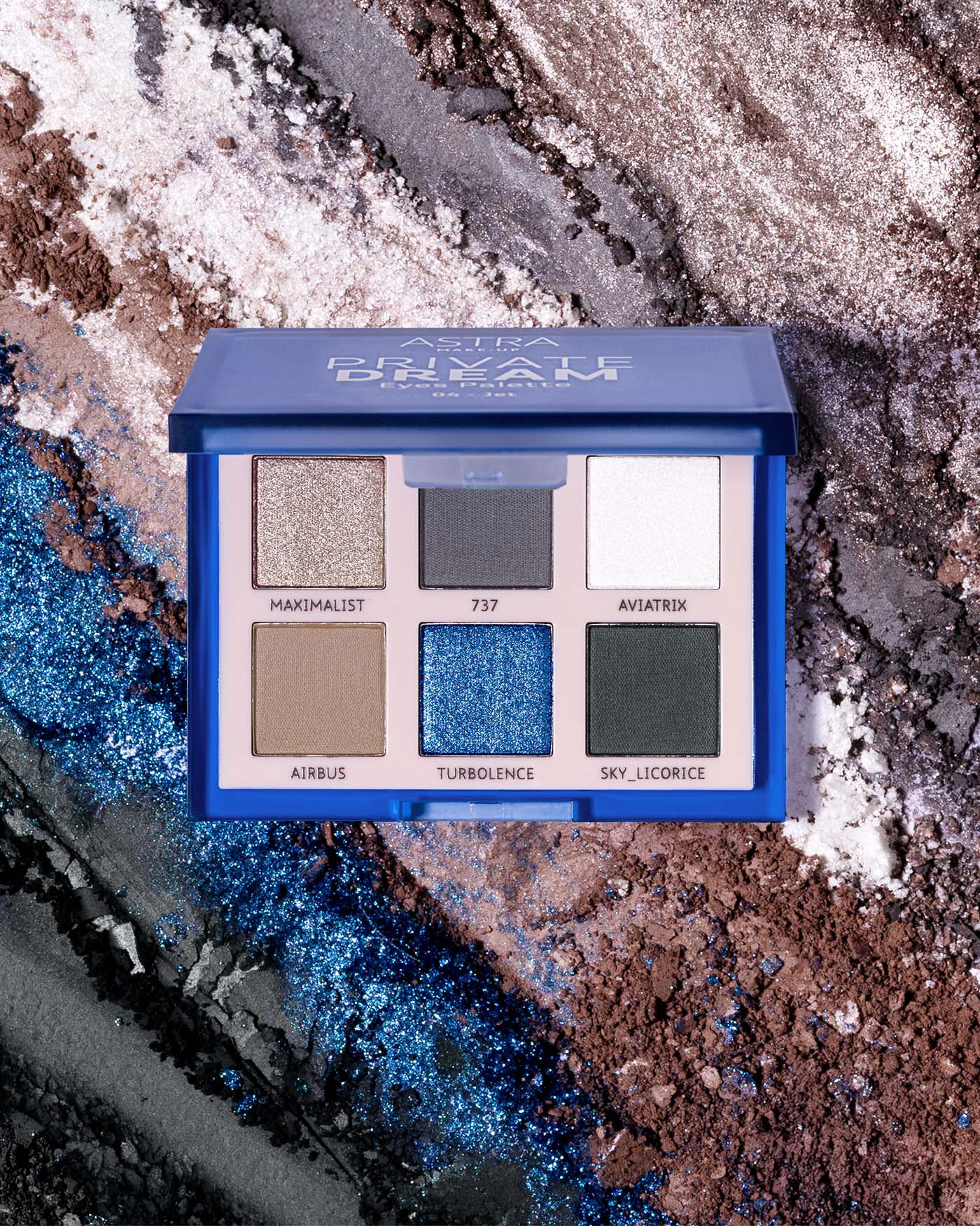 PRIVATE DREAM EYES PALETTE - 04 - Jet - Astra Make-Up