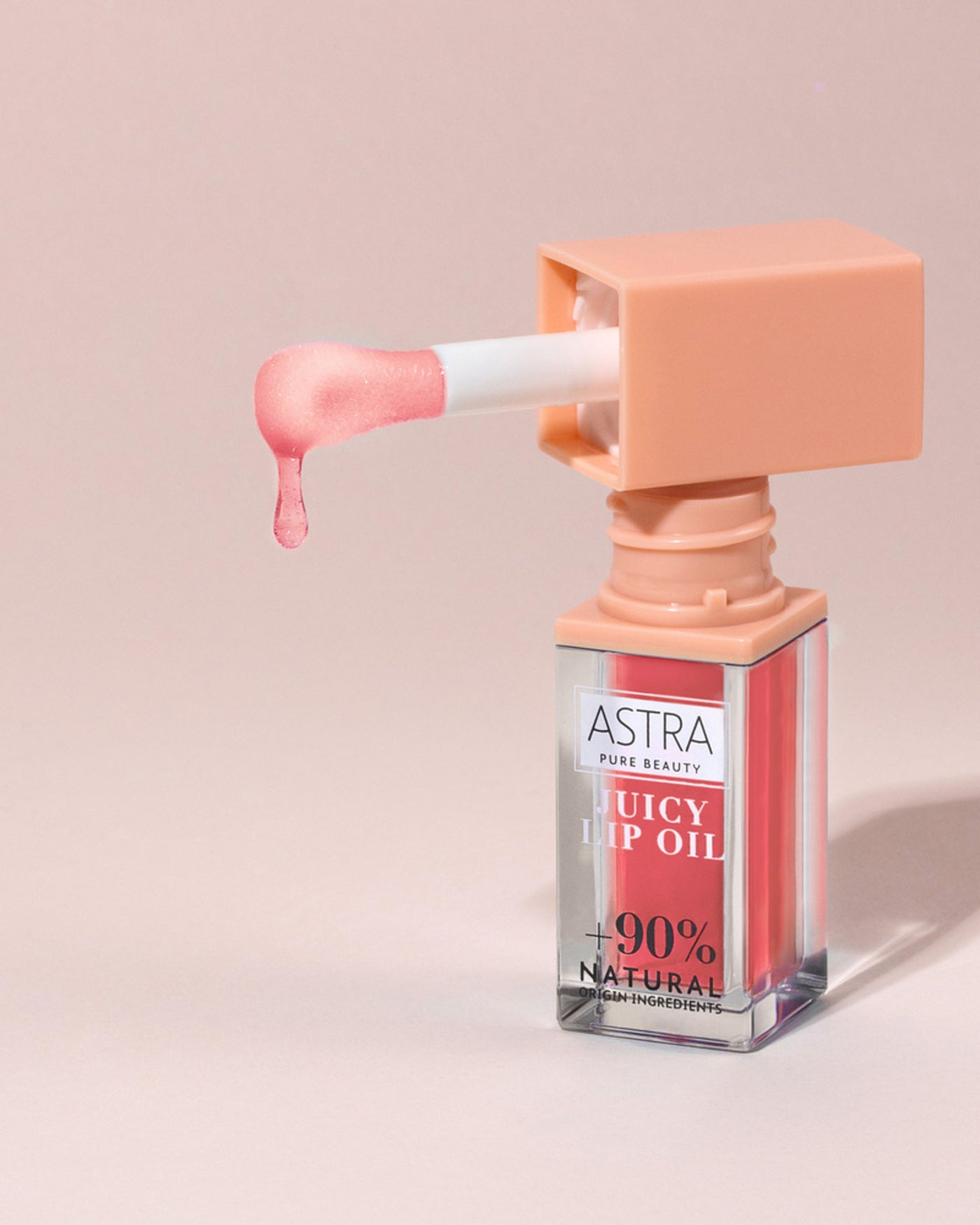 PURE BEAUTY JUICY LIP OIL - 01 - Peach - Astra Make-Up
