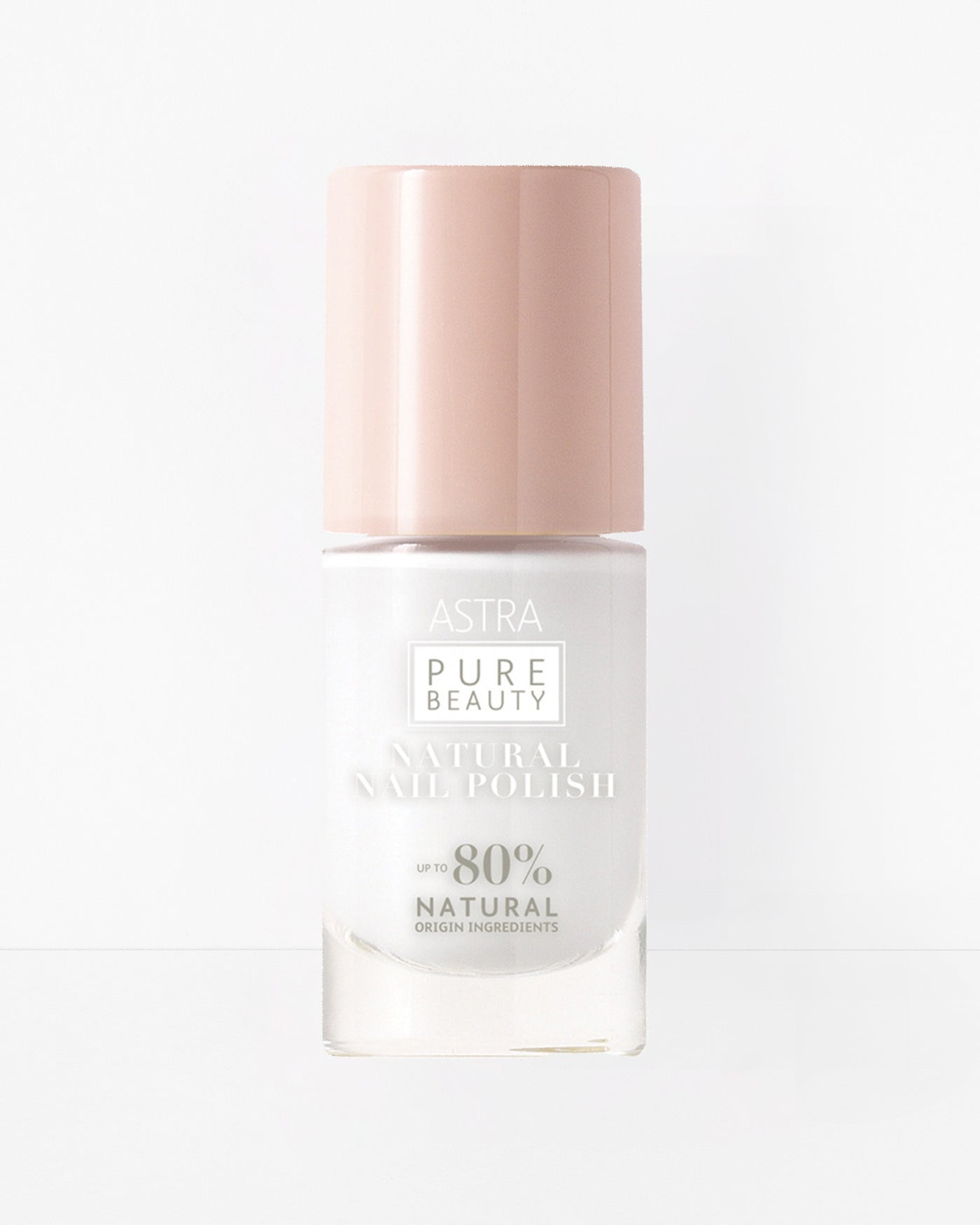 PURE BEAUTY NAIL POLISH - Smalto Unghie Naturale - 01 - Glacier - Astra Make-Up