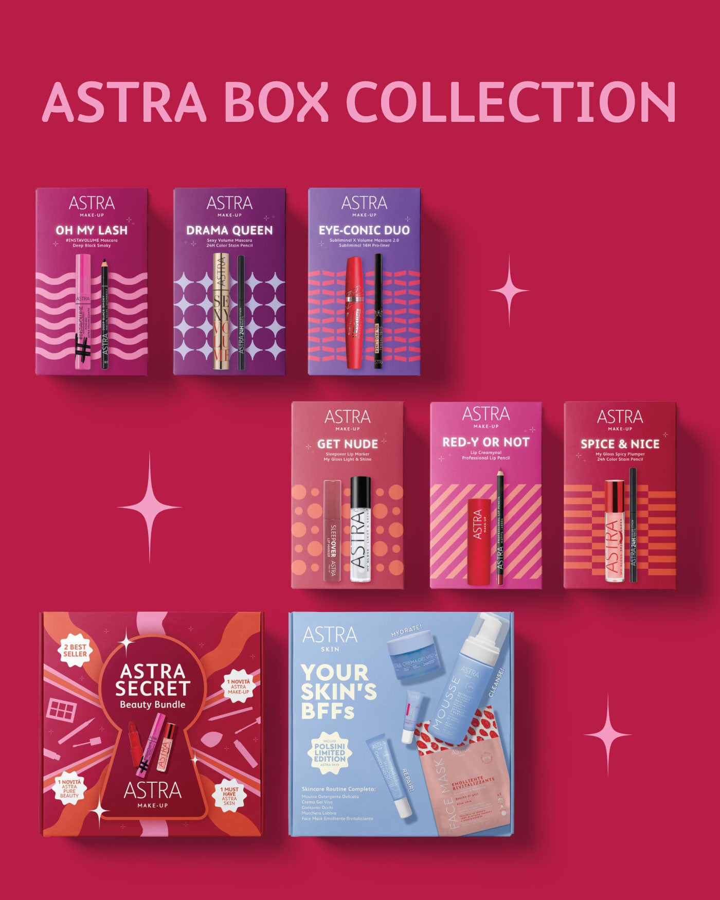 BOX COLLECTION - RED-Y OR NOT - Estuches y Sets - Astra Make-Up