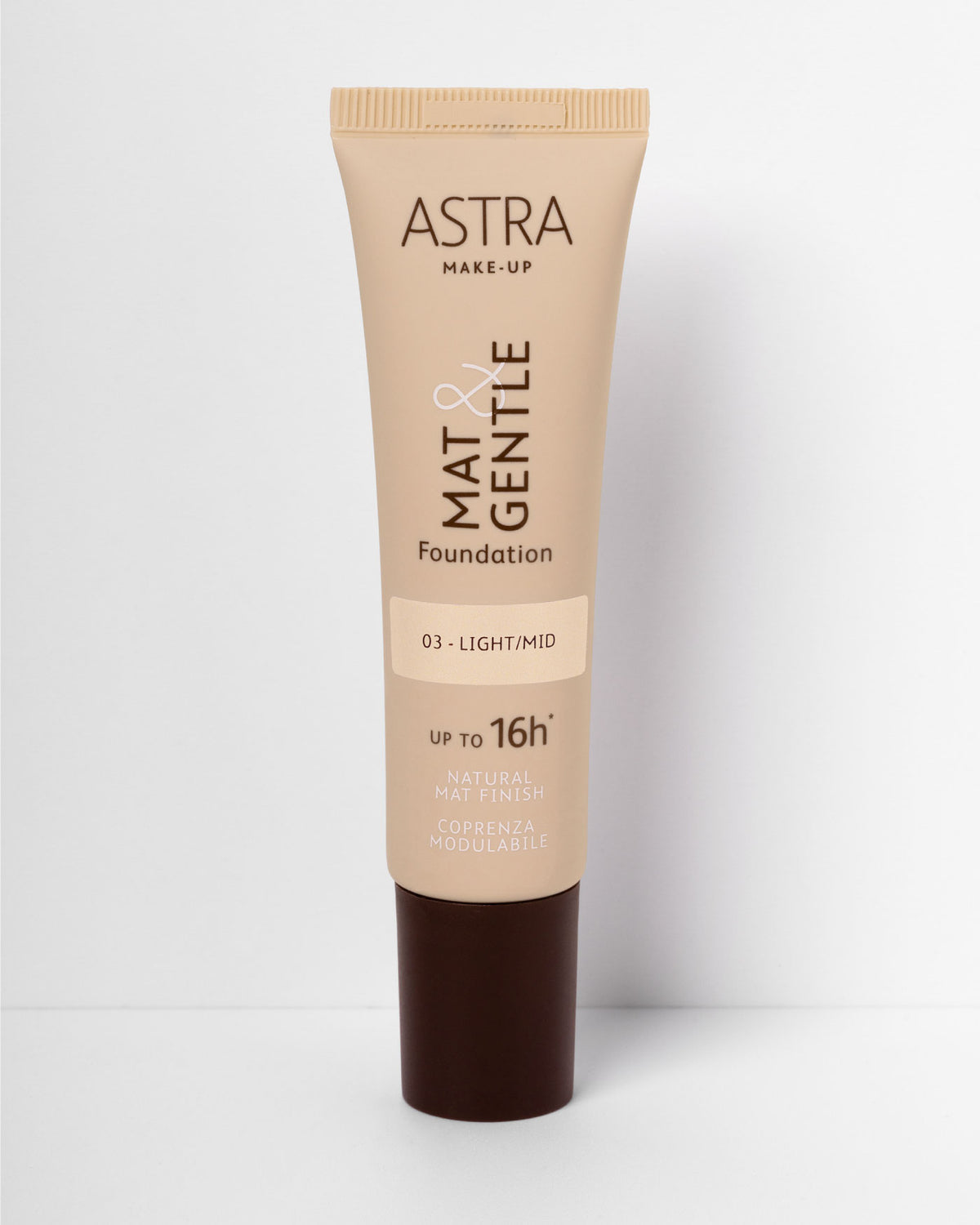 MAT&GENTLE FOUNDATION - 03 - Light/Mid (M&G) - Astra Make-Up
