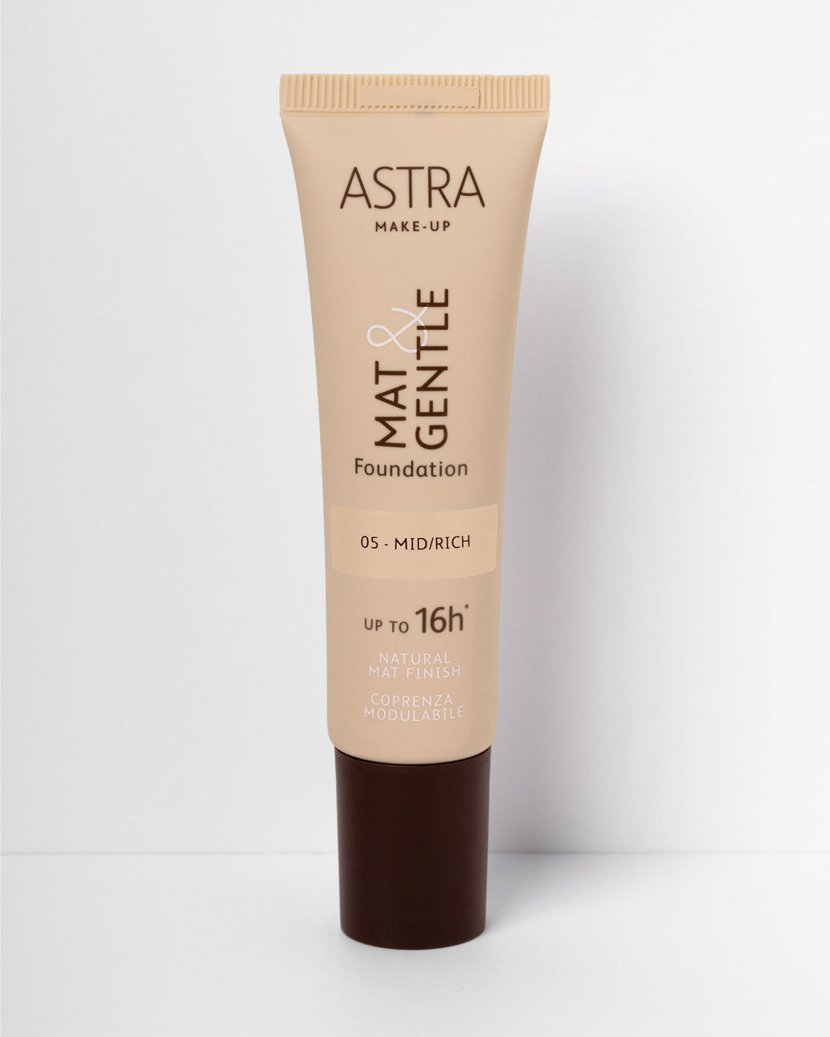 MAT&GENTLE FOUNDATION - 05 - Mid/Rich (M&G) - Astra Make-Up